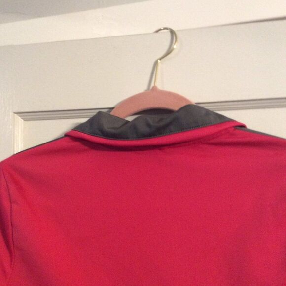 Puma Pink Gray Medium M track jacket zip front stretch - Picture 7 of 7